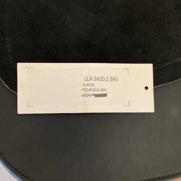 French Connection Saddlebag Black Leather - Picture 5 of 14